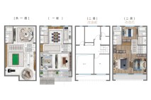 龙贵京杭府131㎡C户型复式