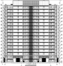 虹溪璟庭 #7幢住宅楼北侧立面设计图_2022年3月8日规划方案变更后