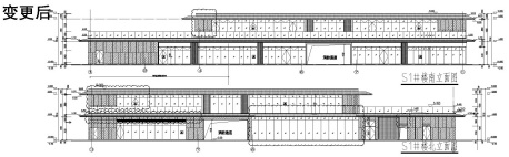 虹溪璟庭 #S1幢物业楼 南立面 北立面_2022年3月8日规划方案变更后