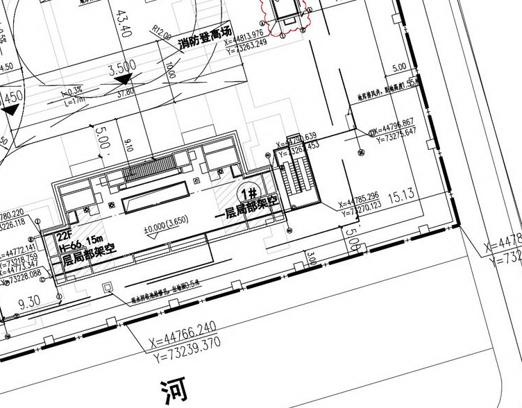 胜浦五矿DK20200104地块：#1幢住宅楼，层22F，高66.15米，一层局部架空