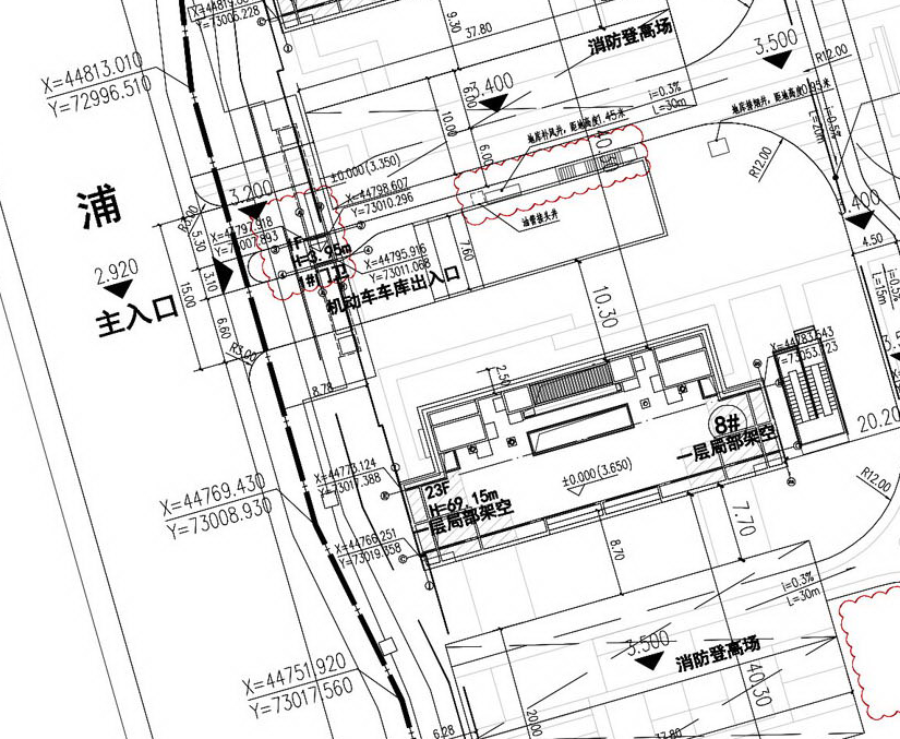 胜浦五矿DK20200104地块：#8幢住宅楼，层23F，高69.15米，一层局部架空