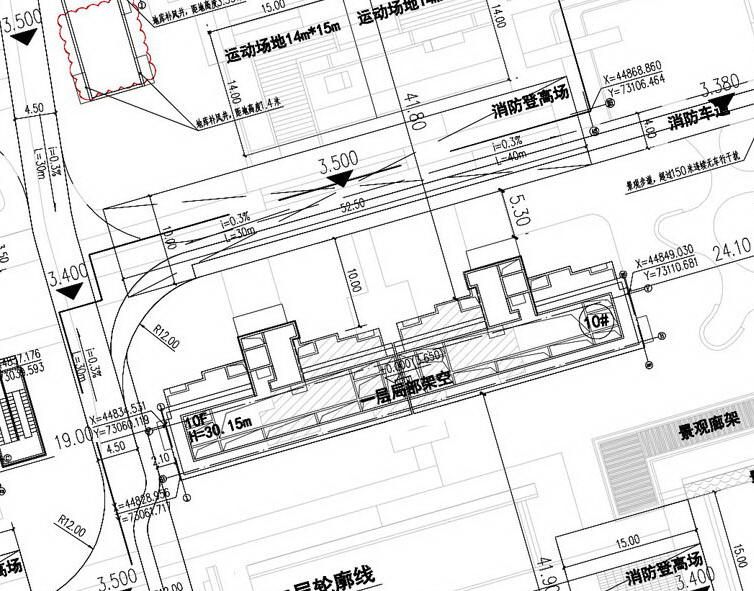 胜浦五矿DK20200104地块：#10幢住宅楼，层10F，高30.15米，一层局部架空