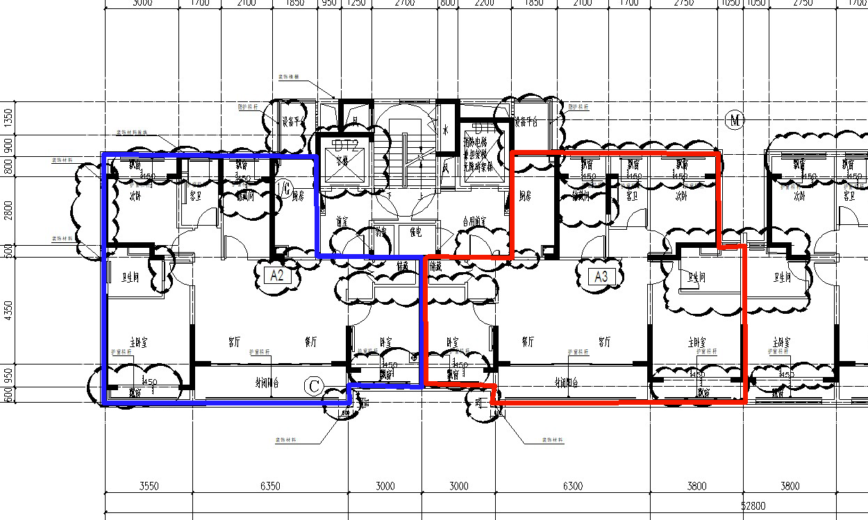 苏地2021-WG-78号地块住宅部分 #5幢住宅小高层户型设计