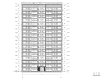 苏地2021-WG-78号地块A区住宅 #24幢楼住宅 南侧外立面图