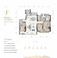 碧桂园御龙半山御园200㎡户型