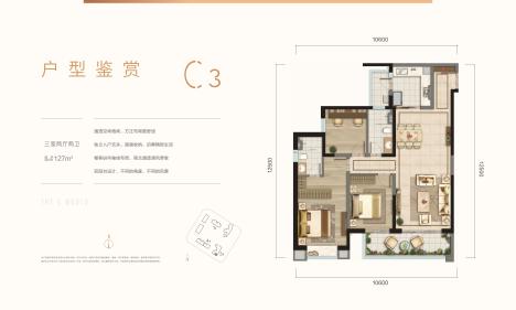 中海寰宇天下C3户型