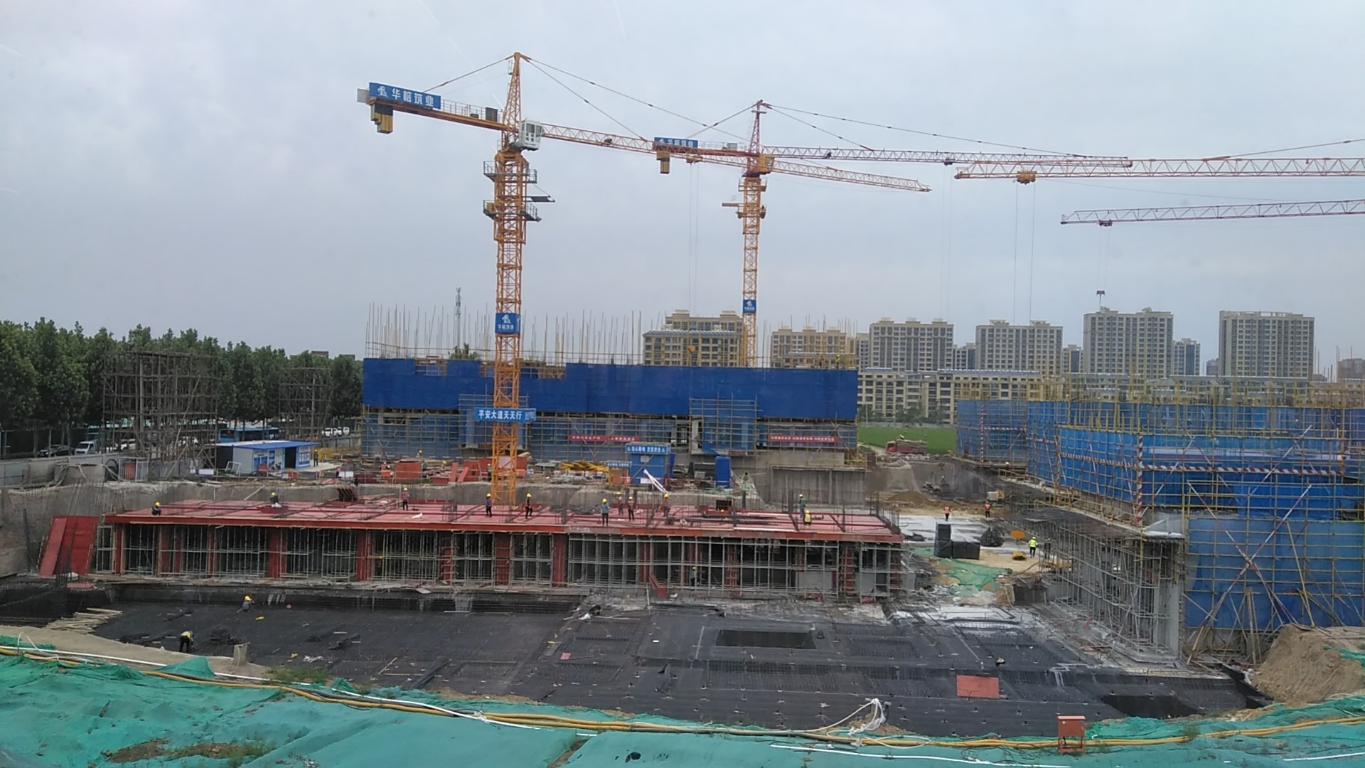 上城珑樾5月25施工进度