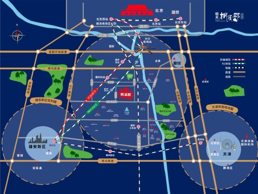 霸州恒天枫溪郡位置图