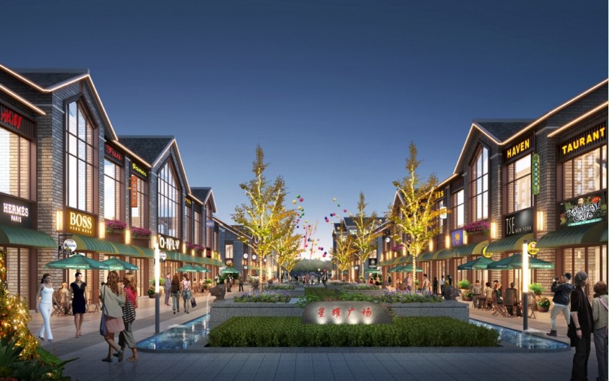 新星市星耀广场效果图