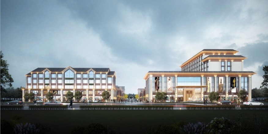 新星市星耀广场效果图