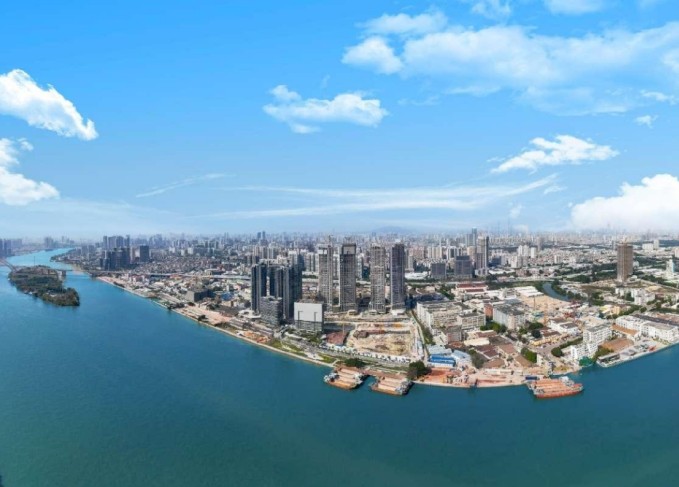 越秀江湾潮起实景图