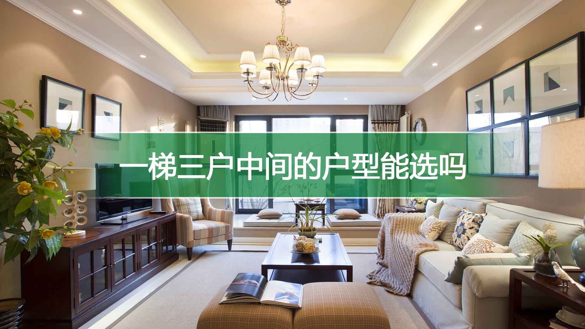 一梯三户中间的户型能选吗