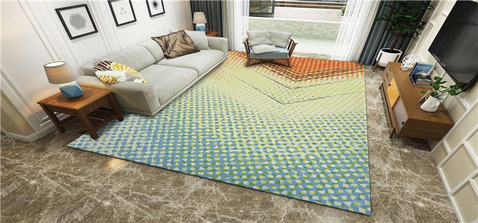 客厅地毯一般多大合适