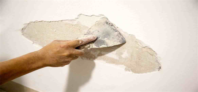修补墙面的方法和修补材料