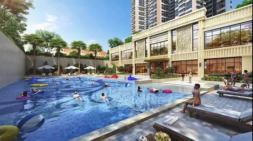 下沉式游泳池,给你和ta一个冰爽且充满爱的夏日另外小区采用地下车位