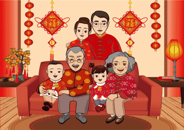 新春全家福免费拍,和家人一起记录岁月静好