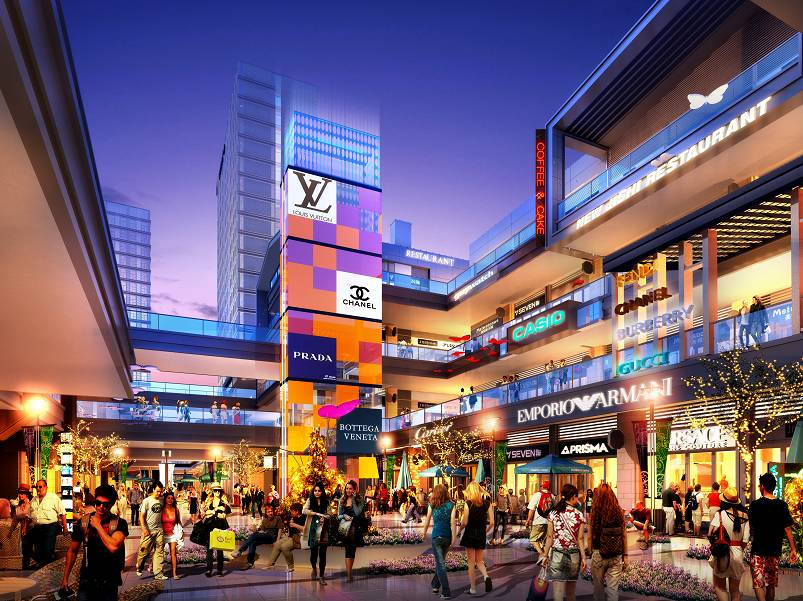 汉中滨江新城全体验城市综合体