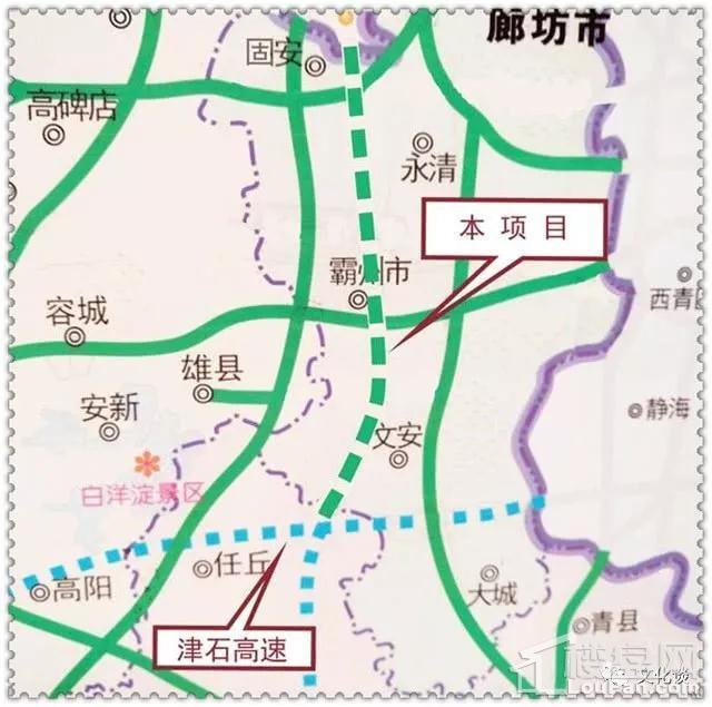 曲港高速肃宁段规划图图片