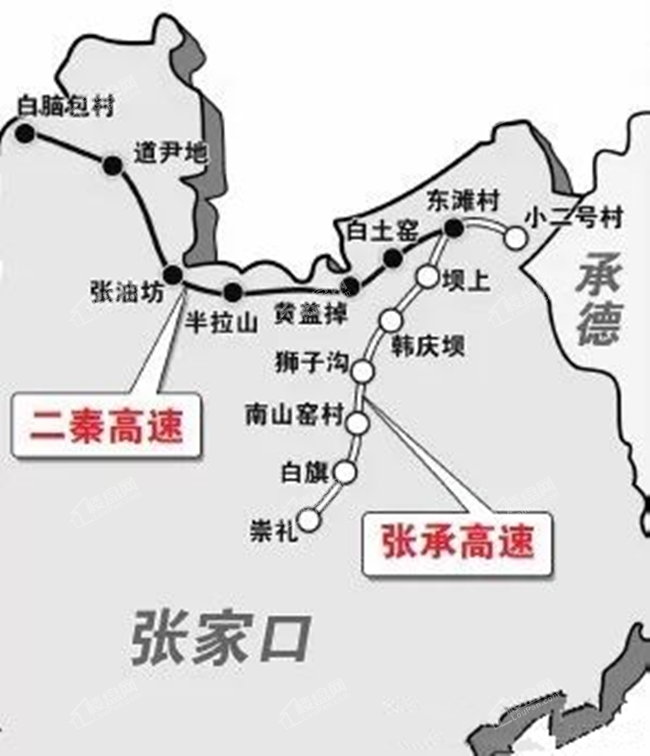 京新高速公路胶泥湾至西洋河(冀晋界)段全长63公里,设计时速100km/h