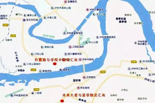 规划中长五桥起止点随着学校组团,学校的到来,城南商圈的日益繁华.