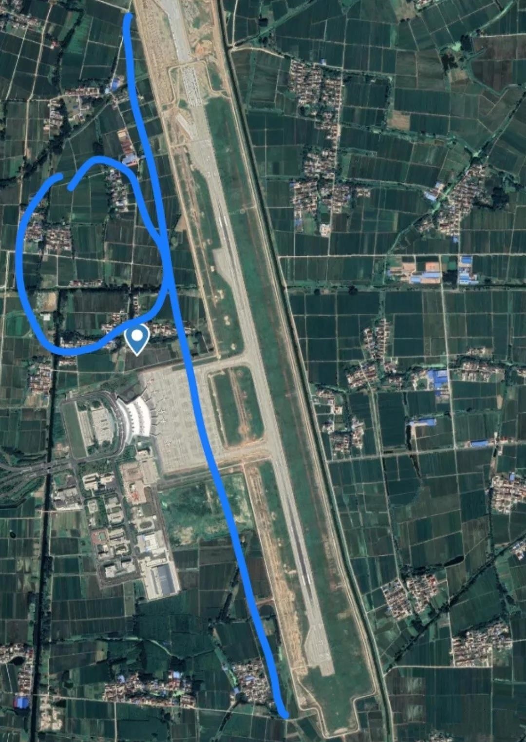 扬州泰州机场位置图片