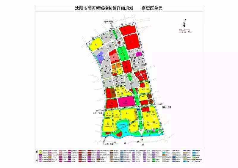 沈北新区商贸区单元规划图