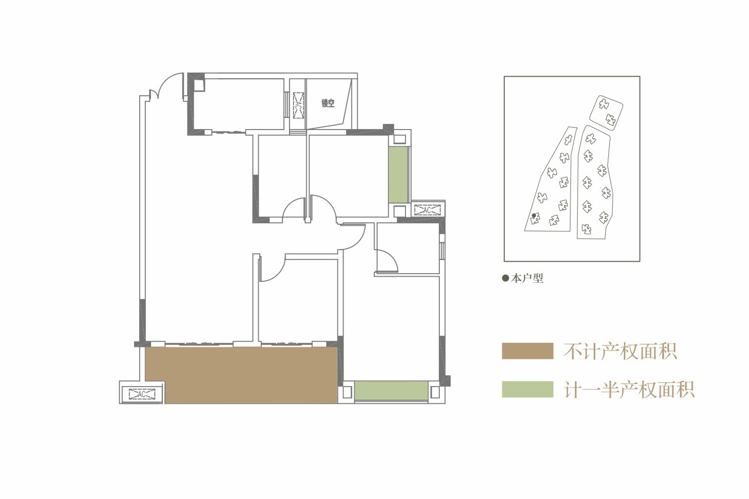 【兴合·半山逸城(二期)】江北江景房,户型鉴赏!-巴中楼盘网