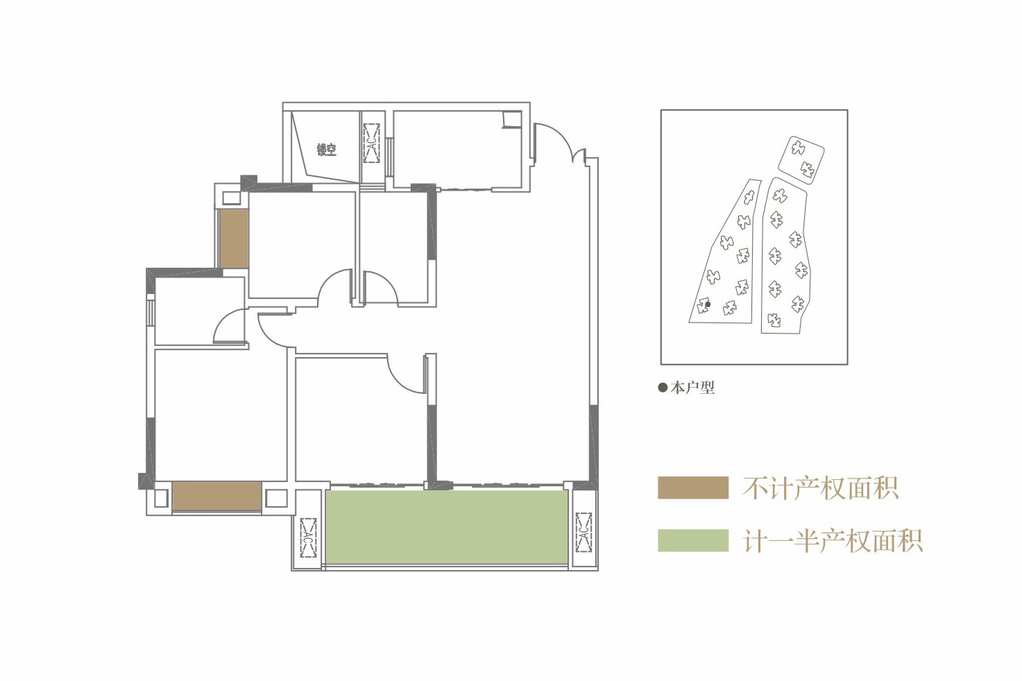 【兴合·半山逸城(二期)】江北江景房,户型鉴赏!-巴中楼盘网