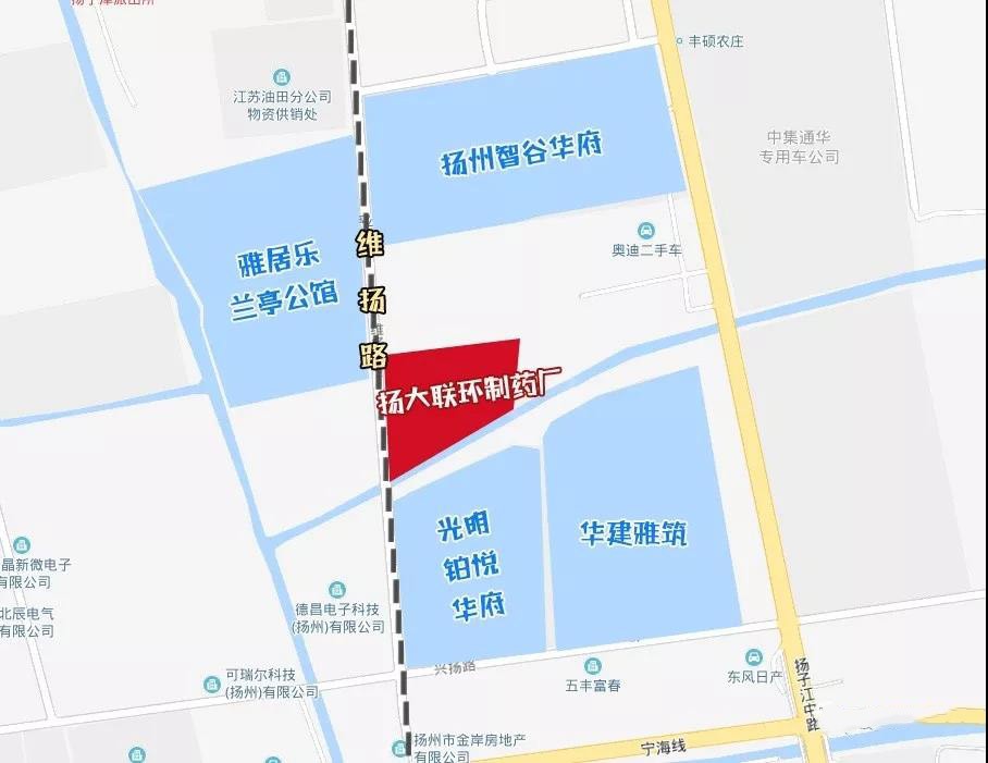 扬州二城重磅地块即将拆迁,未来可能会做住宅用地.