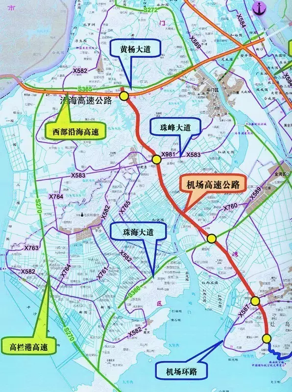 珠海斗门地铁规划图图片