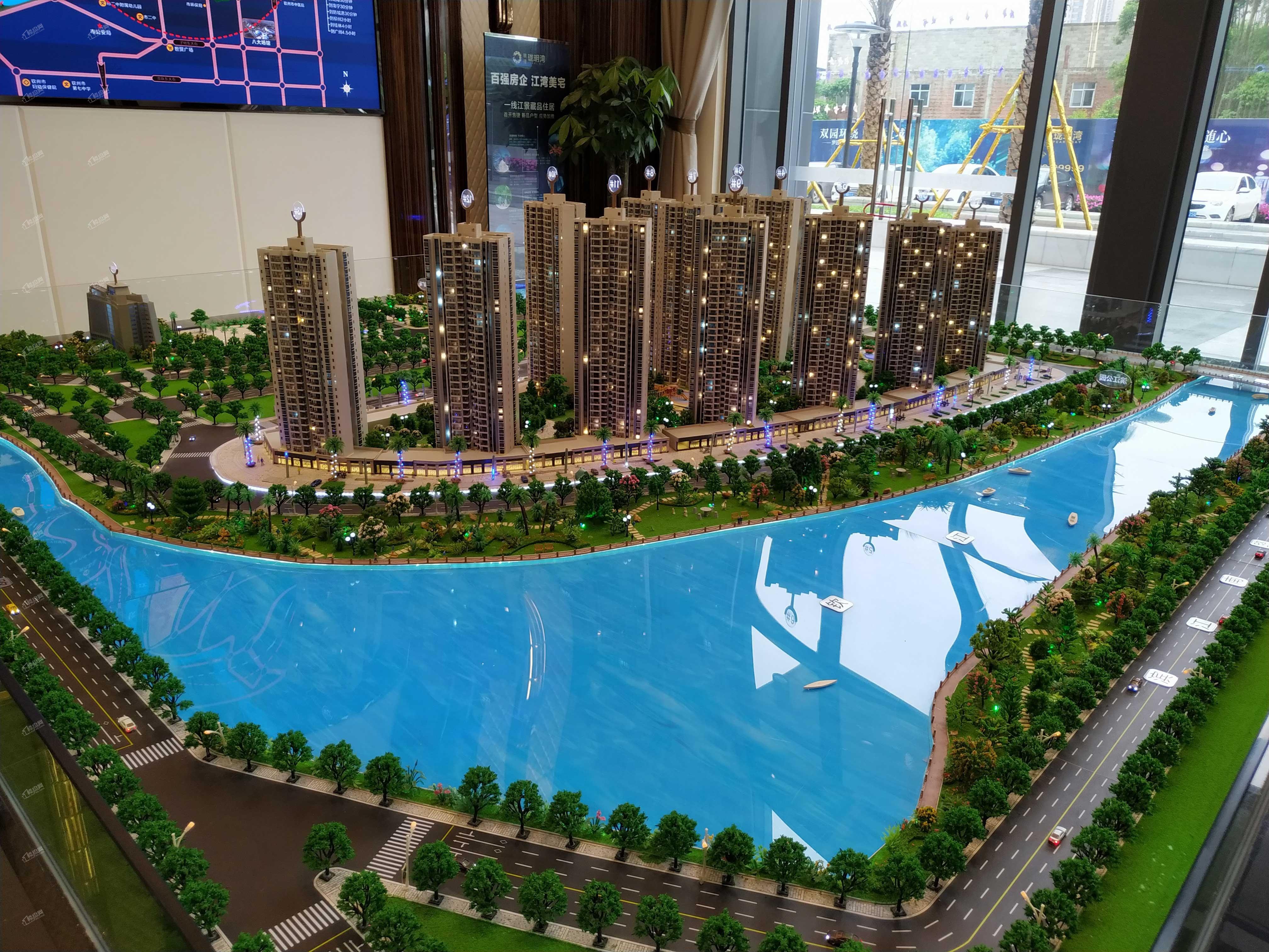 钦州敏捷·珑玥湾沙盘实景图