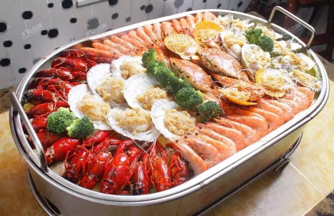 海鲜拼盘大餐图片图片