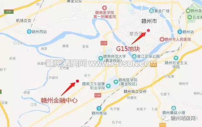 蓉江新区赣州金融中心最高360米媲美章江新区g15地块