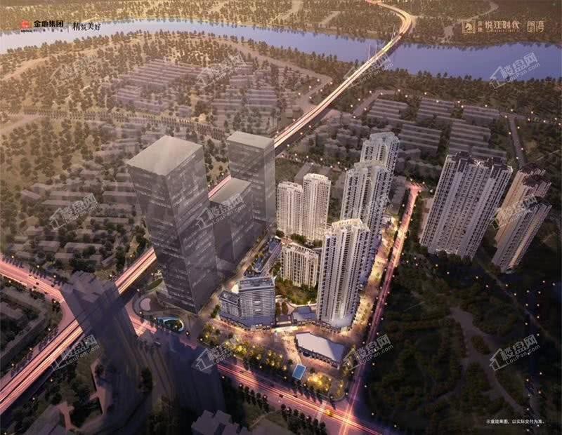 金地悦江时代硚口区古田二路轻轨旁，首付50万起的阔景住宅-武汉楼盘网