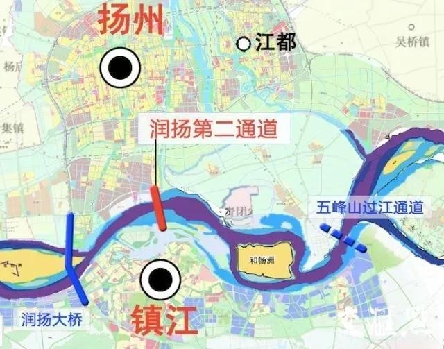 扬州绕城高速路规划图图片