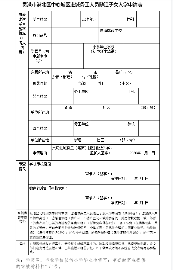 权威发布2020年贵港城区小学初中入学方案出炉附地地段划分表