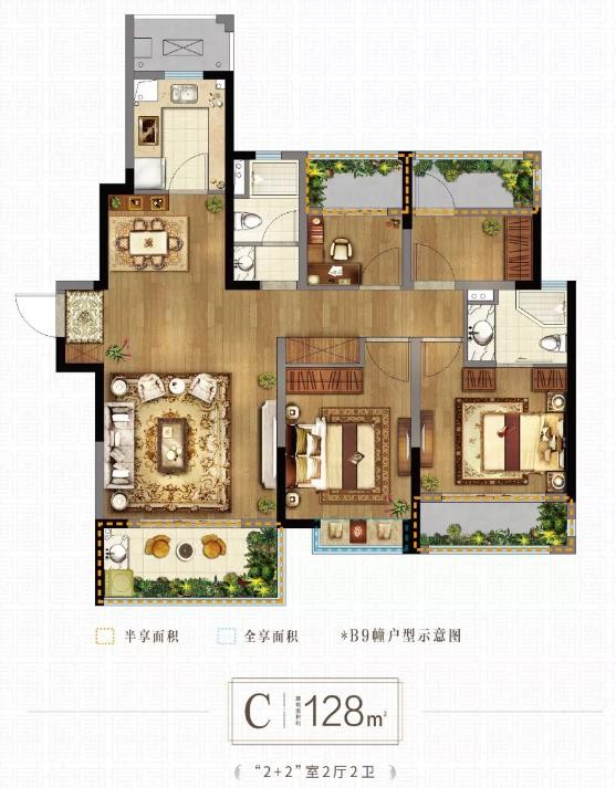 新保弘领东苑有哪些户型?新保弘领东苑户型介绍-南京楼盘网