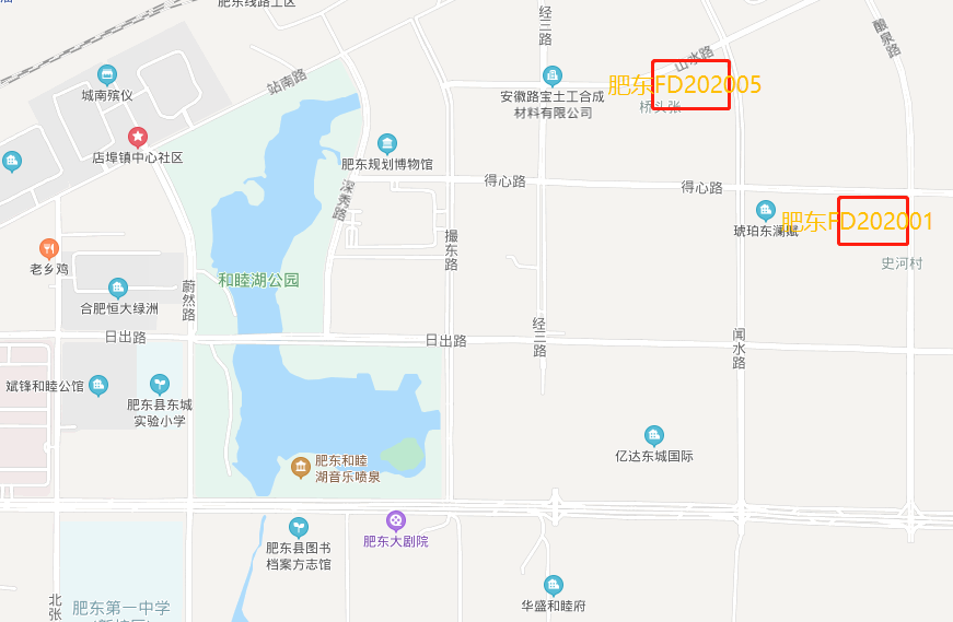 肥东高铁板块2宗地即将开始售卖