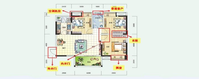看户型结构几室几厅,看看是否满足自己的首要条件