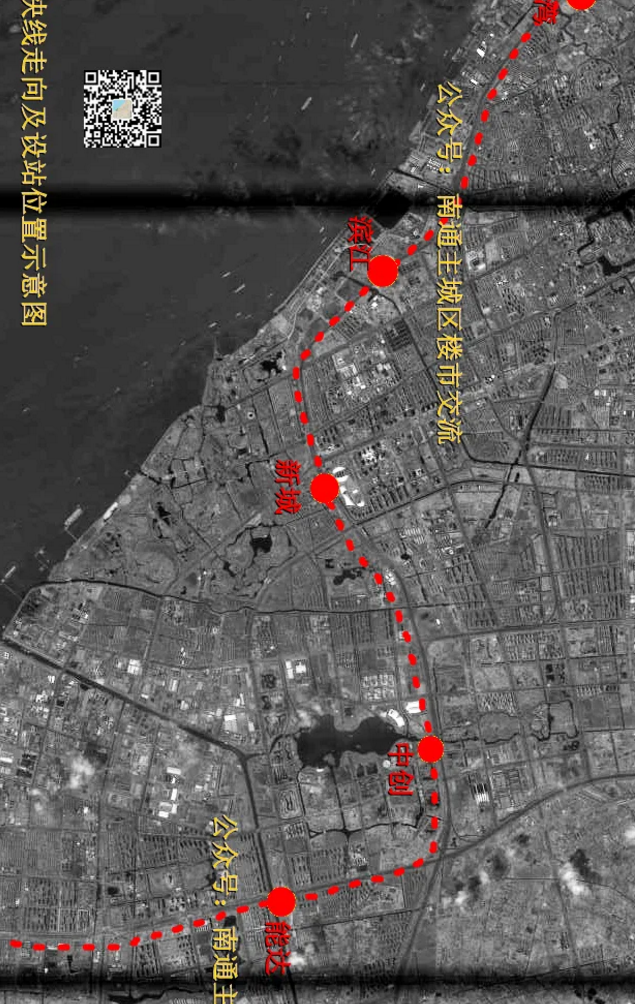 南通热点区域分布(含南通新机场,江海快线等)