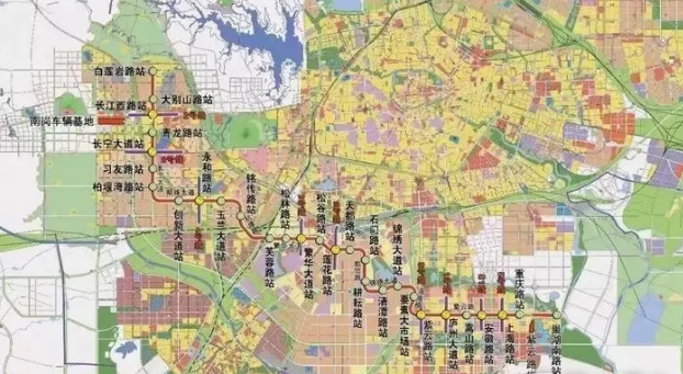 合肥地铁7号线线路图图片