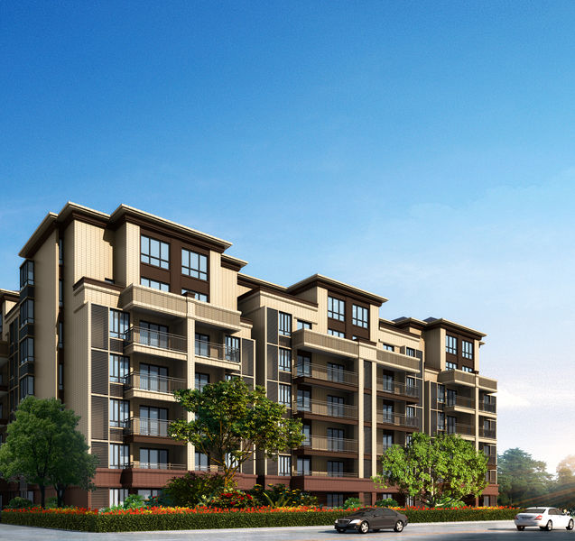 小区电梯洋房 准现房5?元/㎡