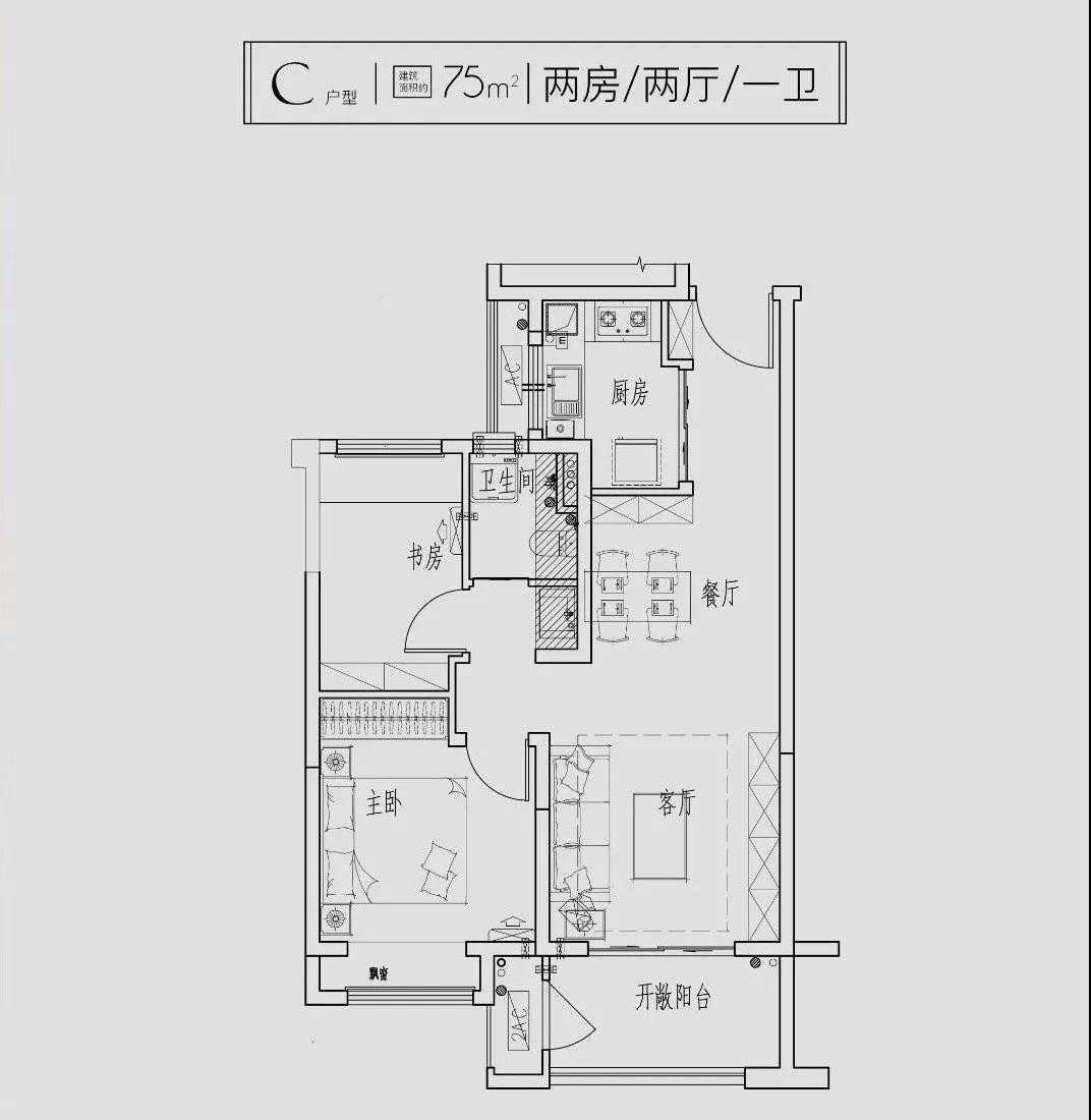 扬州江城雅郡户型图