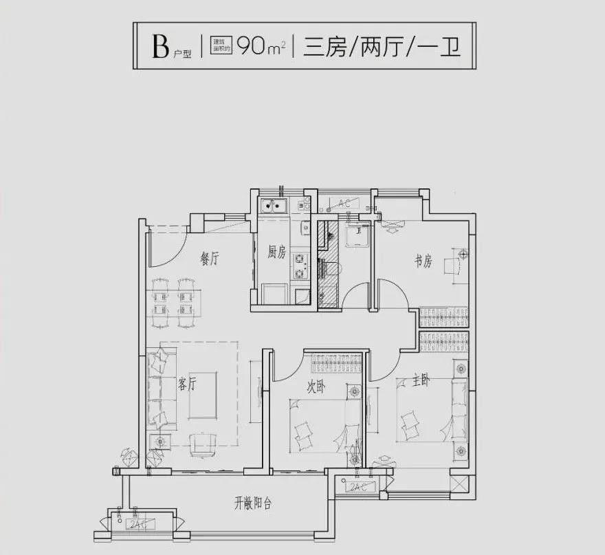 扬州江城雅郡户型图