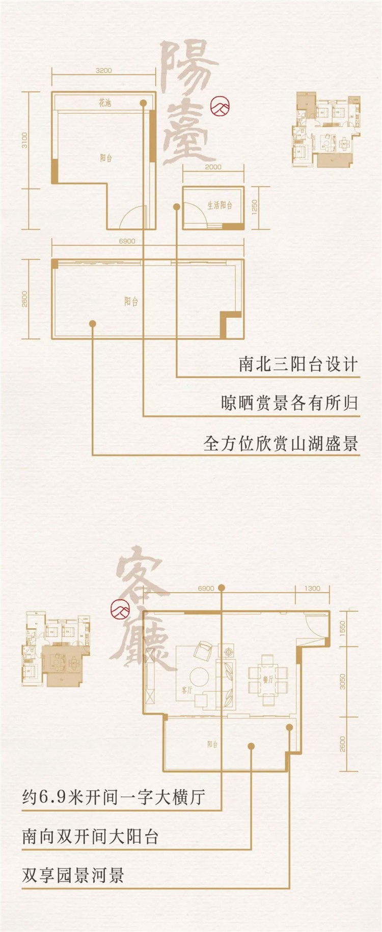 儋州富力阅山湖喜阅明阅户型分析