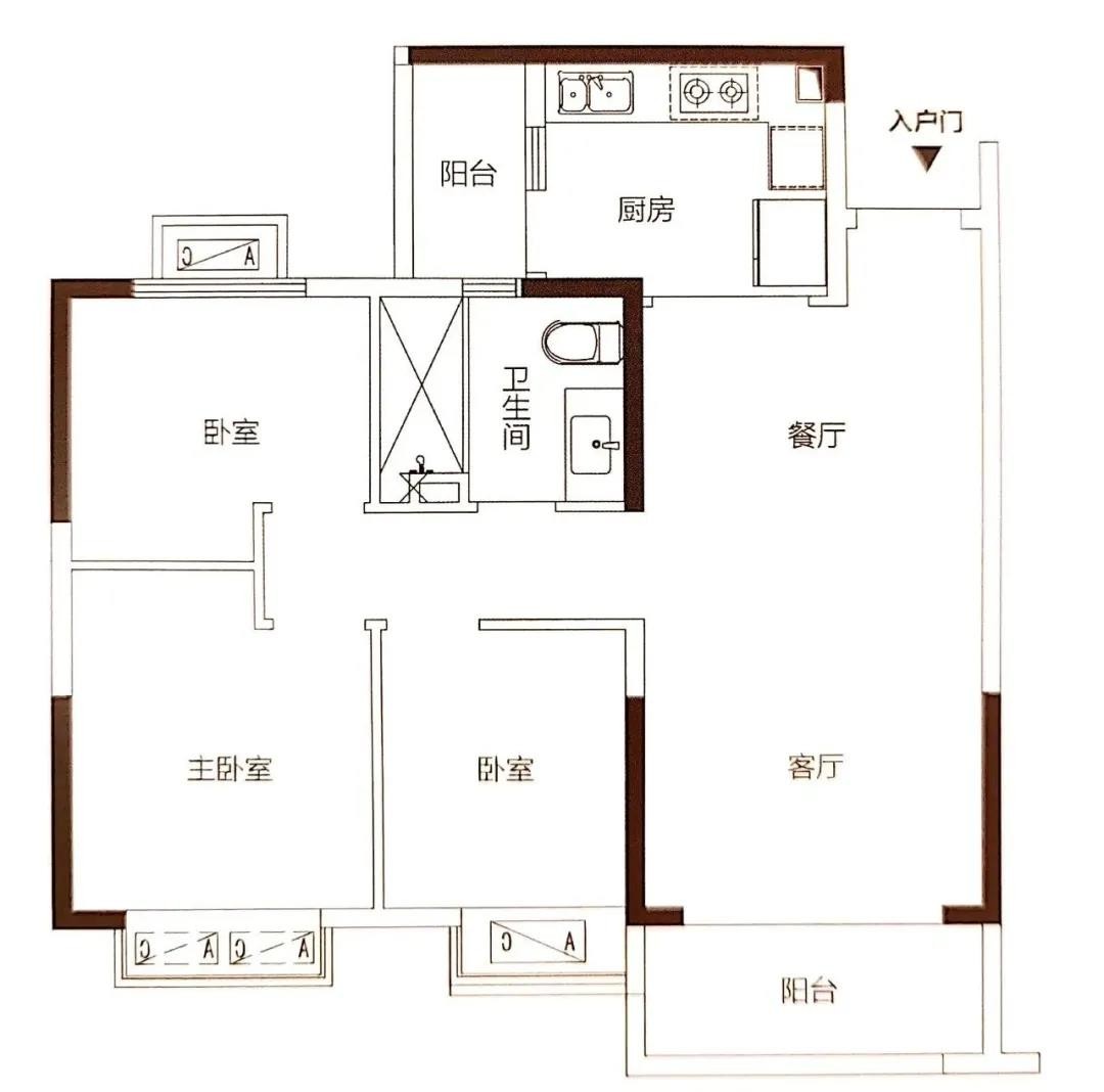 扬州恒大云锦华庭户型图