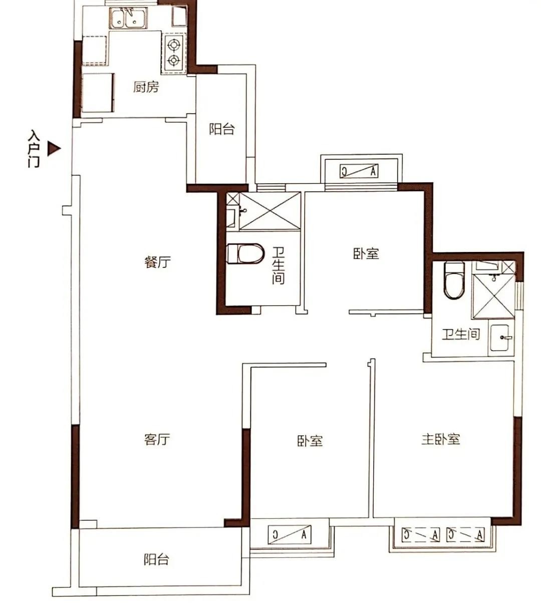 扬州恒大云锦华庭户型图