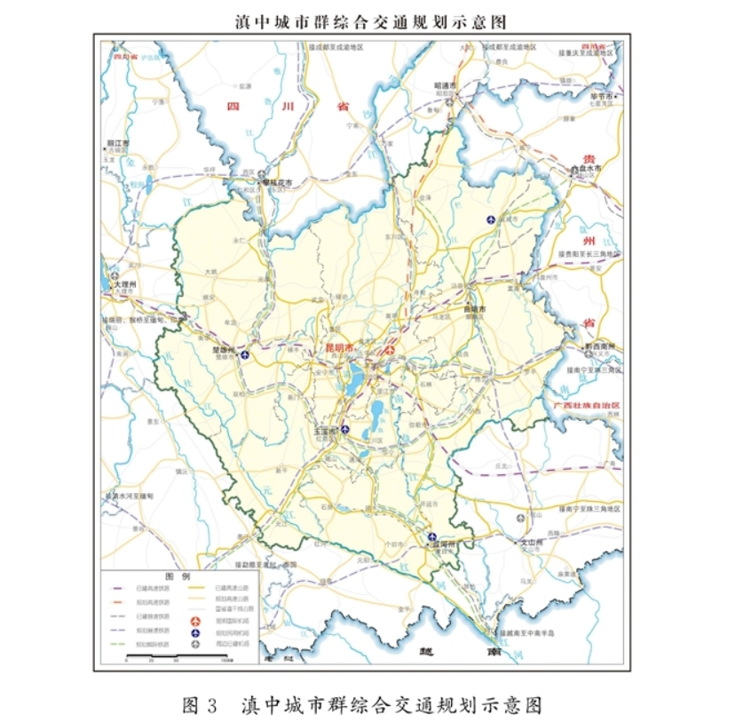 这几条城际铁路一修,曲靖滇中城市群副中心更稳了!