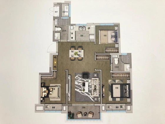 南通29500元/㎡限价盘濠悦府户型一览!