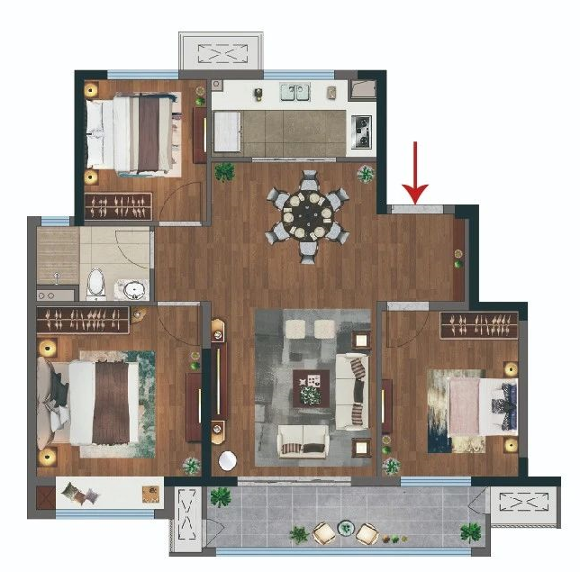 中海上東區已全部推售,建面約103-144㎡,裝修均價14000元/㎡.